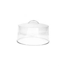 Cake Cover Moulded Handle Clear