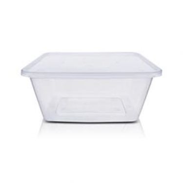 Full Chef 1000ml Clear Rectangular Container - Image 1