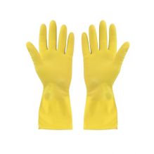 Yellow Flocklined Gloves Small