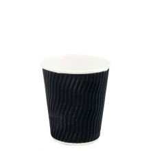 Capri Paper Coffee Cup Cool Wave Black 8oz 