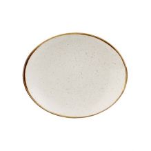 Stonecast Barley White Oval Plate 192mm