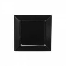 Ryner Melamine Square Platter Black 300mm