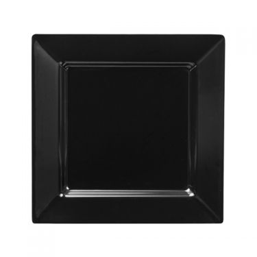 Ryner Melamine Square Platter Black 400mm - Image 1
