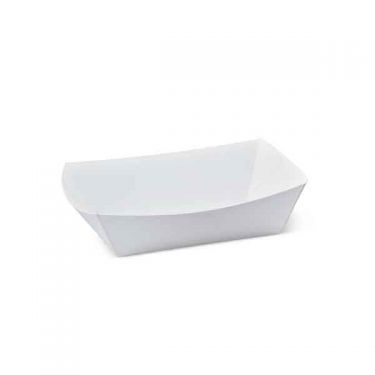 Detpak Food Tray Small No.2 White - Image 1